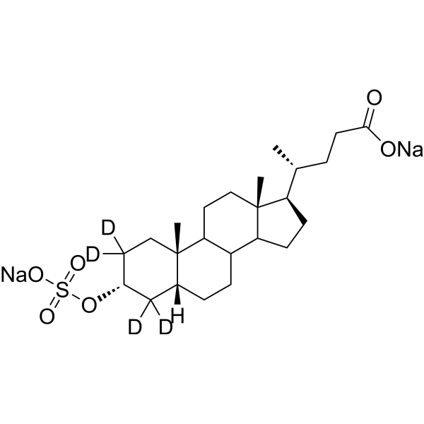 Lithocholic acid 3-sulfate-d4 disodium (Sulfolithocholic acid-d4 (disodium))